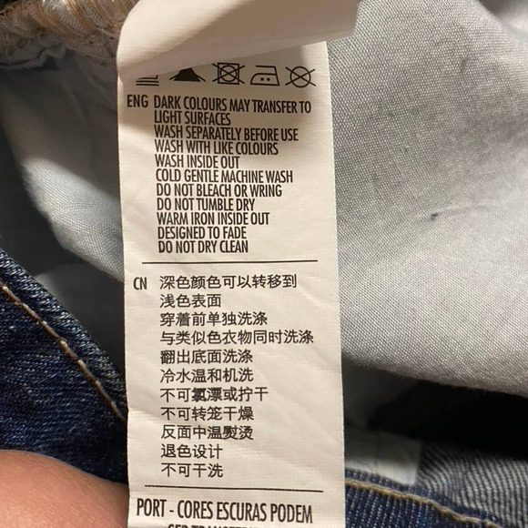 Cotton On Mid Wide Crop Button Front Jeans - Picture 8 of 8